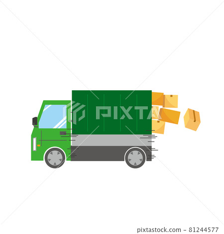 Load collapse from a running truck 81244577