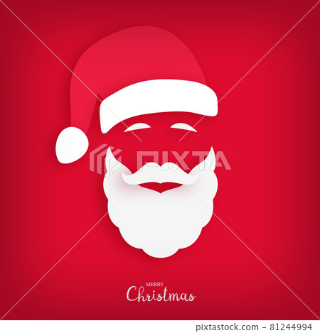 Santa Claus carved from paper. Santa Claus carved from paper. 81244994