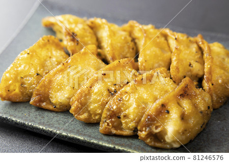 Delicious fried gyoza Delicious fried gyoza 81246576
