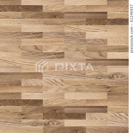 Brown Oak wood parquet texture Pattern 81246937