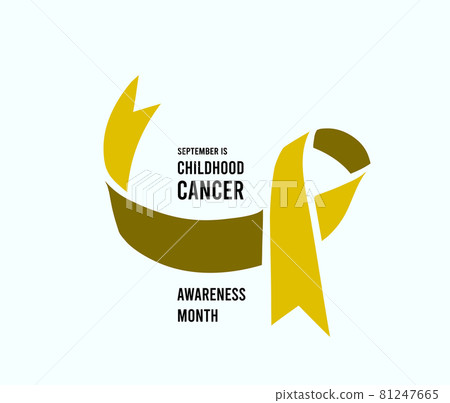 Childhood Cancer Awareness Month. Vector... - Stock Illustration ...