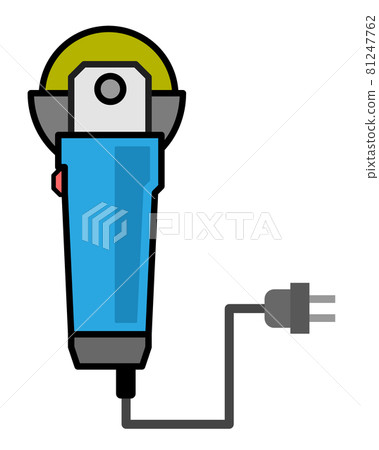 用於拋光的電動工具磨床的插圖圖像 81247762