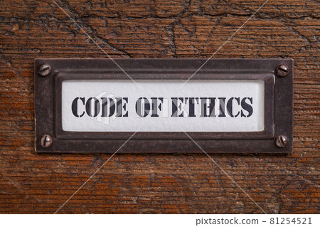 code of ethics - file cabinet label code of ethics - file cabinet label 81254521