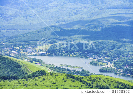 View of Shirakabako from the mountain top of Tochigi 81258502