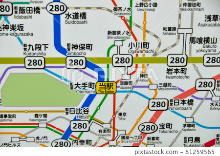 東京地鐵大手町站票價表 東京地鐵大手町站票價表 81259565