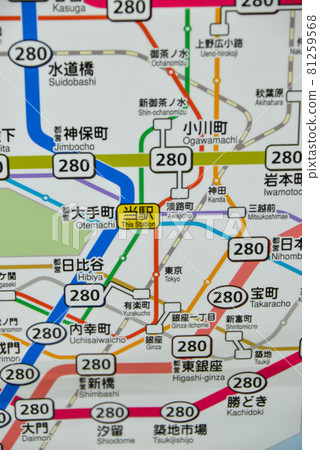 東京地鐵大手町站票價表 東京地鐵大手町站票價表 81259568