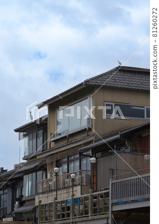 京都鴨川上的灰鷺 京都鴨川上的灰鷺 81260272