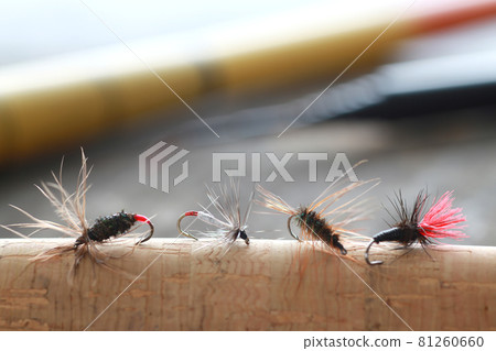 山間溪流垂釣用毛刺 81260660