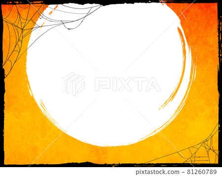 Halloween round frame material 81260789