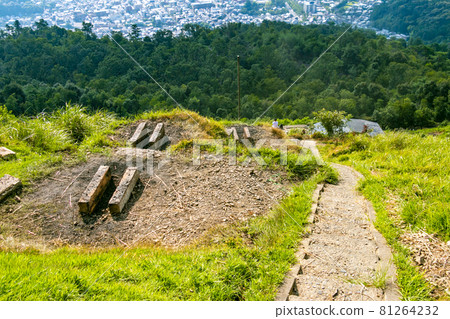 從岡山山和火場看（京都市東山） 81264232