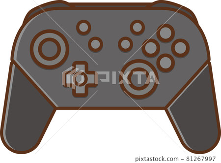 Black home video game console controller Black home video game console controller 81267997
