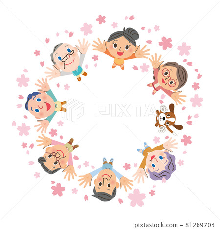 Sakura Fubuki, seniors' message to spread their hands 81269703