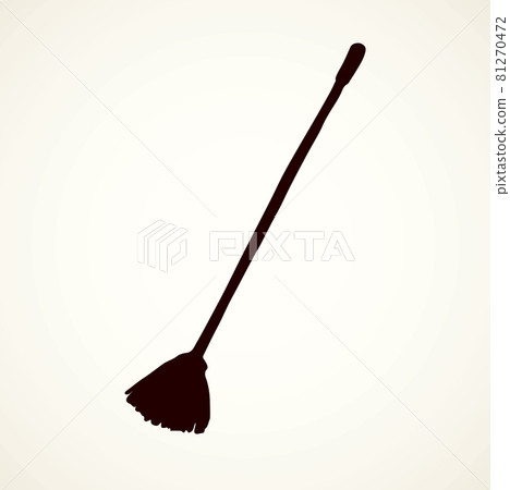 Broom. Vector drawing 81270472