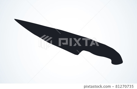 Knife. Vector drawing 81270735