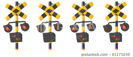 Railroad crossing set 81271030