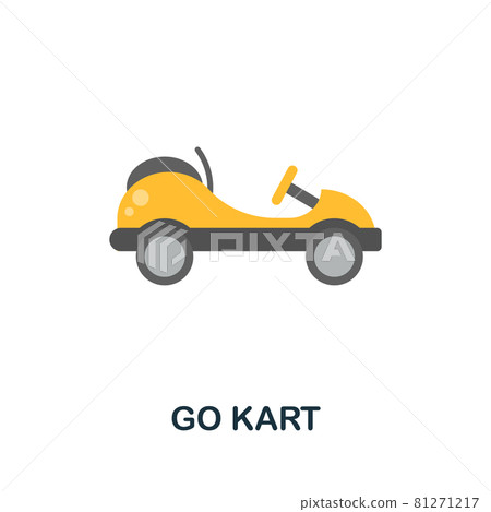 Go Kart icon. Flat sign element from extreme sport collection. Creative Go Kart icon for web design, templates, infographics and more 81271217