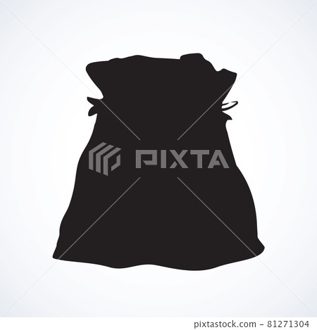 Paper bag. Vector drawing Paper bag. Vector drawing 81271304