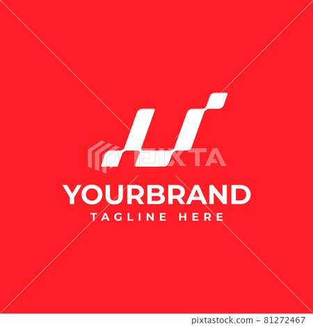 U letter logo template vector illustration. Racing logo design concept template U letter logo template vector illustration. Racing logo design concept template 81272467