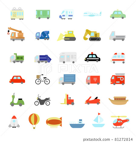 Vehicle color icon Heavy equipment Automobiles, etc. 81272814