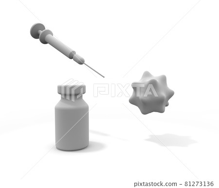 冠狀病毒和疫苗。治病。打注射。接種疫苗。 COVID-19 治療藥物。疫苗和注意事項 81273136