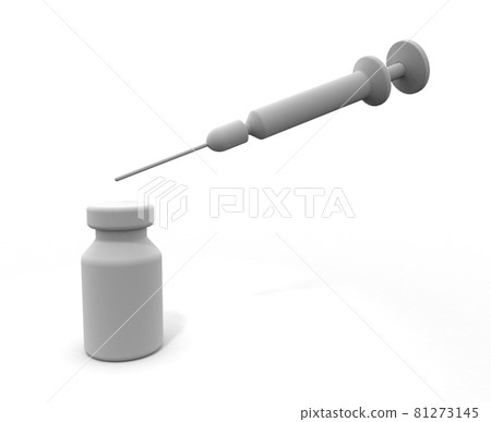 接種疫苗。疫苗和注射器。治病。打注射。 81273145