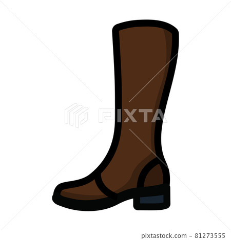 Autumn Woman Boot Icon Autumn Woman Boot Icon 81273555