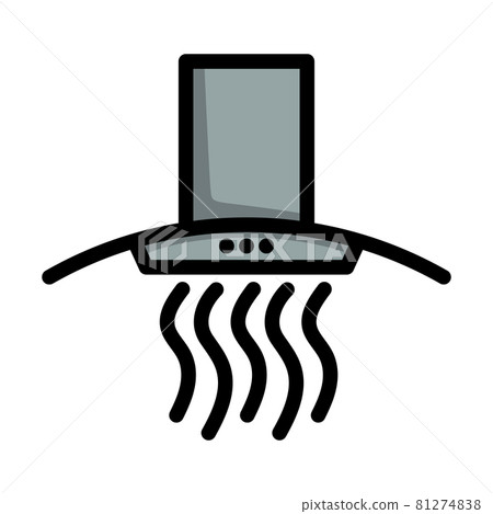 Kitchen Hood Icon 81274838
