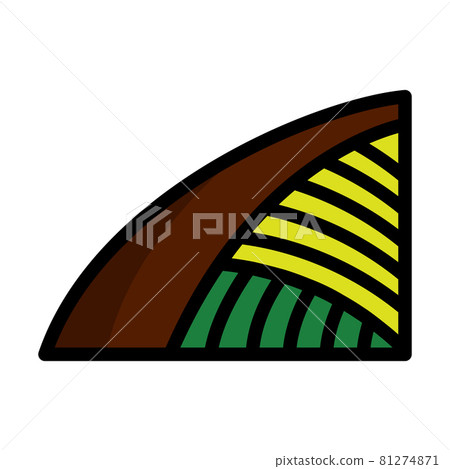 Agriculture Field Icon Agriculture Field Icon 81274871