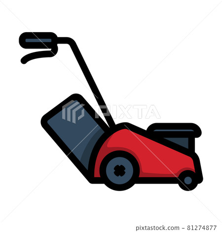 Lawn Mower Icon 81274877