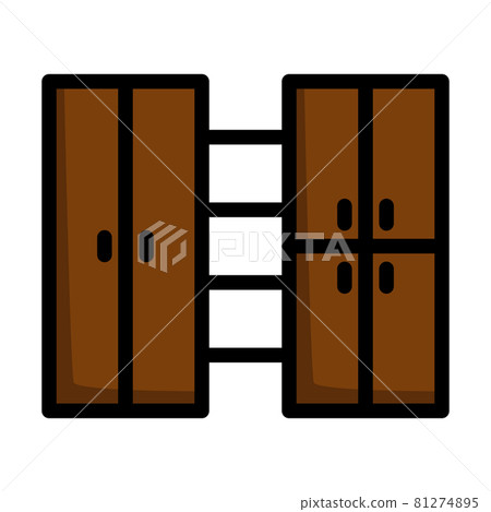Office Cabinet Icon Office Cabinet Icon 81274895