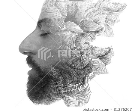 An appealing portrait of a bearded man An appealing portrait of a bearded man 81276207
