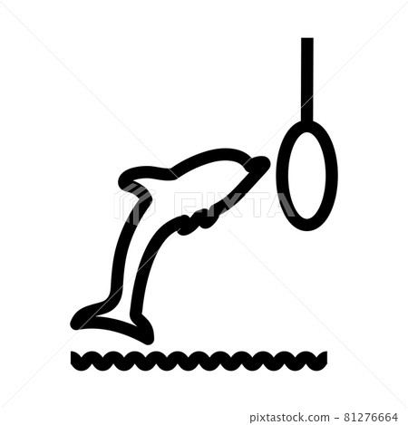 Jump Dolphin Icon Jump Dolphin Icon 81276664