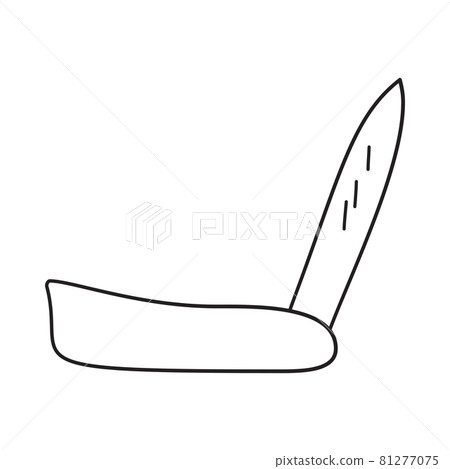 Icon Of Folding Penknife 81277075