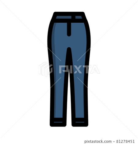 Business Woman Trousers Icon Business Woman Trousers Icon 81278451
