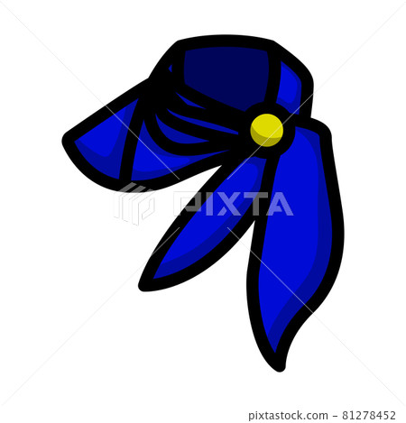 Business Woman Neck Scarf Icon Business Woman Neck Scarf Icon 81278452