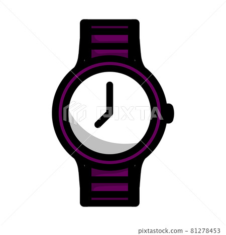 Business Woman Watch Icon Business Woman Watch Icon 81278453