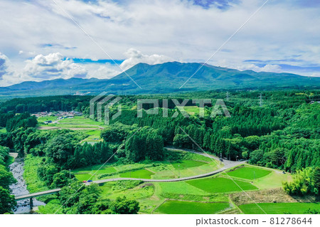 Spacious and sunny Nasu-dake and Nasu plateau, beautiful fresh green Nasu plateau, resort area Nasu Shiobara Spacious and sunny Nasu-dake and Nasu plateau, beautiful fresh green Nasu plateau, resort area Nasu Shiobara 81278644