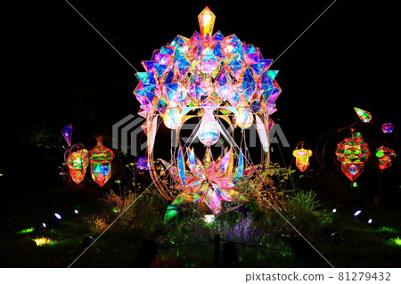 岩手縣花卷市宮澤賢治同和村的燈飾 81279432