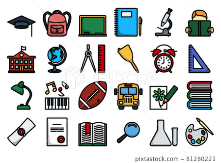 School Icon Set 81280221