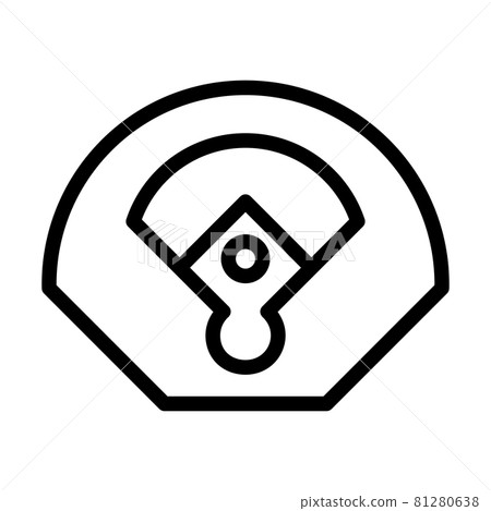 Baseball Field Aerial View Icon 81280638