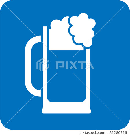 Draft beer pictogram Draft beer pictogram 81280716