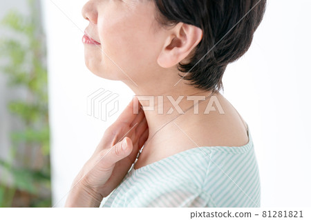 高級女性美麗形象領口 81281821
