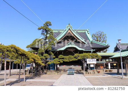 東京葛飾區Shibamata的Shibamata Taishakuten Taishakudo和Mizuryu no Matsu 81282750