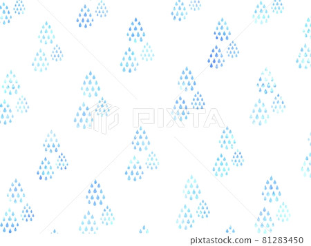 藍色三滴背景 藍色三滴背景 81283450