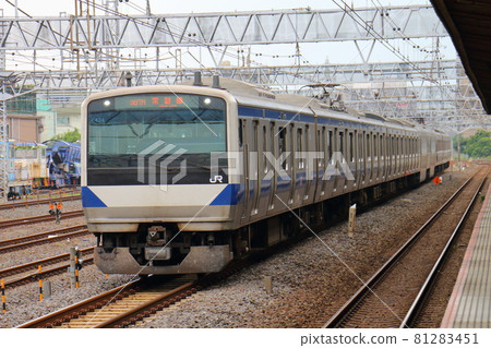 Joban Line Joban Rapid Joban Line E531 Series Kanamachi Station, Kanamachi, Katsushika-ku, Tokyo 81283451