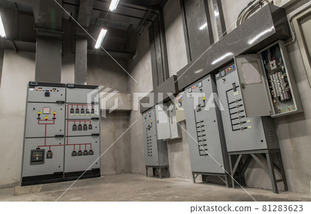 Electric voltage control room. No focus, specifically. 81283623