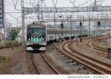 Joban Line Joban Line Local Station E233 Series Joban Line Local Kanamachi Station, Kanamachi, Katsushika-ku, Tokyo Joban Line Joban Line Local Station E233 Series Joban Line Local Kanamachi Station, Kanamachi, Katsushika-ku, Tokyo 81285227