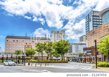 Scenery in front of Kawasaki station West exit Scenery in front of Kawasaki station West exit 81287459