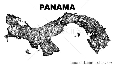 Linear Irregular Mesh Panama Map 81287886