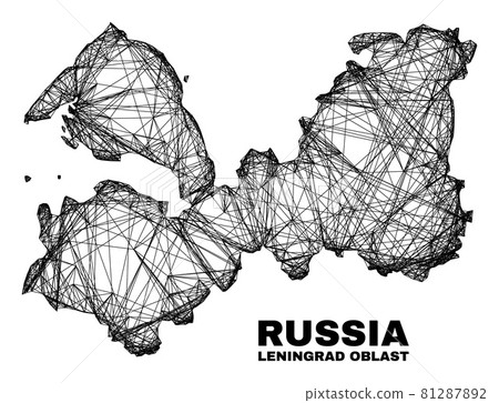 Network Irregular Mesh Leningrad Region Map 81287892